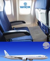 Wick Wings -  Wick Air Vliegtuigbedje - Reiskussen - Voetensteun - Antislip