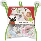 Bambolino Toys - Bing foam badfiguren - educatief baby badspeelgoed - 8 dierenfiguren in opbergnetje - baby cadeau