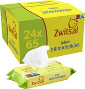 Zwitsal Lotion Billendoekjes Alcoholvrij - 1560 doekjes - Voordeelverpakking