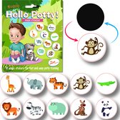 Hello Potty! - 10 Magic Stickers met Dieren - Zindelijkheidstraining Kind - Plasstickers voor kinderen- 10 Magische plasstickers - Potjestraining