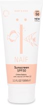 Naïf Zonnebrandcrème factor 50 – Baby en Kind - 100ml - met Natuurlijke Ingrediënten