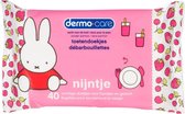 Dermo Care Nijntje toetendoekjes – roze – 10 x 40 stuks