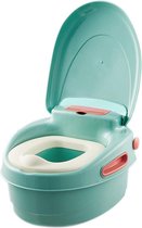 Housie 3-in-1 Plaspotje – Plaspotje kind – Potje peuter – Potje met deksel – WC potje peuter – WC Verkleiner – Opstapje - Groen