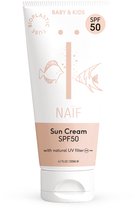 Naïf Zonnebrandcrème - Baby en Kids - SPF 50 - 200ml - met Natuurlijke Ingrediënten