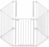 Noma hearth gate veiligheidshek - 5 panelenhek - Wit