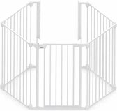 Noma hearth gate veiligheidshek - 5 panelenhek - Wit