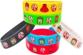 ProductGoods - 6 Roblox polsbandjes van gel - Set van 6 stuks - Polsbandje rubber - Silicone polsbandje - Setje armbandjes - Siliconen