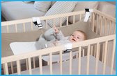 Baby hangmat - Zomer Hangmat voor Babybedje - Draagbaar uniseks hangbed met 6 verstelbare veiligheid - Babyschommel - kraamcadeaus -  Eenvoudig op te zetten wieg - 	baby geschenksets