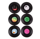 LP Vinyl Onderzetters - 6 stuks