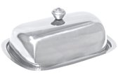 Kinghoff® - Premium Botervloot met deksel - RVS - Vaatwasserbestendig - 14x10x5,5 cm - Vershouddoos - Handgreep