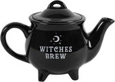 Witches Brew Collectie - Theepot Witches Brew - Ceramic Zwart -