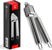 HGMD® Knoflookpers RVS - Knoflookpers/Gemberpers - Garlic press - Vaatwasser bestendig