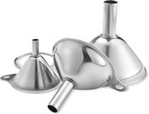 Chefsey - Trechter Set – Keuken – 3 stuks – RVS – Keukengerei