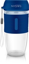 Noswo Blender To Go - Draagbare Blender - Portable Blender  -  Mini Blender voor Onderweg - Smoothie Maker - Draadloze Blender - Blauw