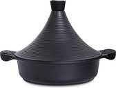 Aluminium tajine agadir- Matt Black geschikt ook voor Inductie