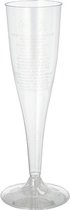 Champagne glazen stevig 100/135 ml (30 stuks)  Herbruikbaar!!!