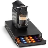 KitchenBrothers Capsulehouder met Lade - Nespresso - 60 Cups - Zwart