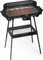 Princess 112247 - Elektrische Barbecue - Zwart - Grilloppervlak (LxB) 47 x 28 cm - 2000 Watt