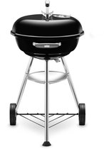 Weber Compact Kettle - Houtskoolbarbecue - 47cm - Zwart - Met 2kg briketten