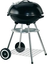 Garden Grill Houtskool Barbecue - Grilloppervlak Ø 44 cm - Met As Vanger - Zwart