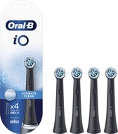 Oral-B iO Ultimate Clean - Opzetborstels - Zwart - 4 Stuks