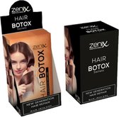 Zenix Professionals Hair Botox - Haar Botox - 2 Zakjes - 2 Kuren - Zeer GEWILD Kappersmerk - Zeer bekend Kappersmerk - Haar Behandeling - Effectief & LAB GETEST - Favoriet bij dames met Kroeshaar - Turks Bekend Product