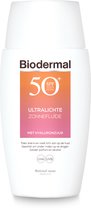 Biodermal Ultralichte Zonnefluide - Zonnebrand met SPF50+ - met hyaluronzuur - Zonnebrand gezicht