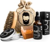 Baardverzorging set - Cadeau set Mannen - Giftset - Baardolie 30ML - Baardbalsem 50 GR - Baardkam - Baardset - 5 delig