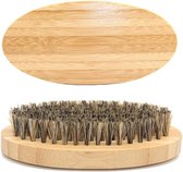 Baardborstel Bamboe - Baardborstel hout - baardstijler - baardkam - harenkam - houten borstel - baardolie - baardgroei - baardverzorging - kapper - barbier - haren borstel