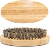 Baardborstel Bamboe - Baardborstel hout - baardstijler - baardkam - harenkam - houten borstel - baardolie - baardgroei - baardverzorging - kapper - barbier - haren borstel
