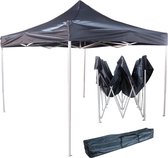 Partytent easy up - paviljoen party tent opvouwbaar draagbaar - 3 x 3