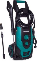 VONROC Hogedrukreiniger V22-1 - 2200W – 170 bar – 450 l/h – Incl. 8m slang, reinigingsmiddelen tank, spuitstukken en accessoires