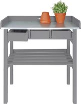 Esschert Design tuinwerktafel grijs CF29G