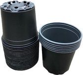 Kweekpot zwart – Ø15cm, hoogte 13cm, 1,5 liter (25 stuks)