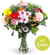 Bloomgift | Boeketten | Boeket Gefeliciteerd | Incl. Vaas