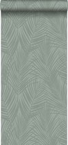 Origin Wallcoverings behang palmbladeren vergrijsd groen - 347709 - 0,53 x 10,05 m