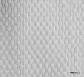 Fitex 81201-L - Voorgesaust - Glasweefselbehang - Standaard ruit - 165 gr/m2
