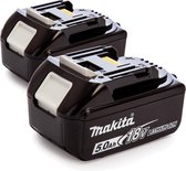 Makita 197288-2 TWINPACK BL1850B 18V Li-ion accu 5.0Ah