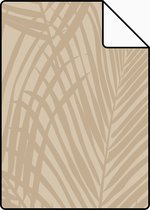 Proefstaal ESTAhome behang palmbladeren beige - 139431 - 26,5 x 21 cm