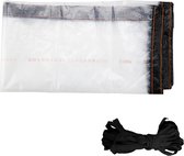 Dekzeil transparant 2x3M PVC Dekzeil waterdicht PVC plastic Tarp met ogen, bloem Plant Sheet Covers regendicht