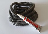 BKB® Kachelkoord rond Ø6mm lengte 3mtr met tube lijm 17ml - rond - glasvezel - L3000/Ø6mm