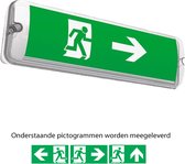 Noodverlichting LED 3 Watt waterdicht inclusief pictogrammen