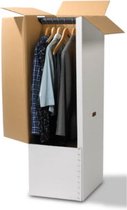 Verhuisdoos voor Kleding - Garderobebox - Kledingdoos - Garderobedoos - Inclusief roede - Extra sterk - 102x48x48cm - Verhuisdozen.store