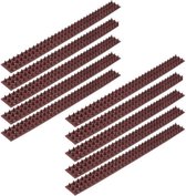 10x Antiklimstrip tegen inbraak / katten / vogels - 50 x 4,5 x 1,7 cm - vogelpinnen / kattenpinnen