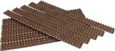 Anti Klim Strip - 10 stuks - 5 meter - Bruin - Bescherming tegen Katten Vogels en Inbrekers - Anti Inbraak - Anti Diefstal - Tuin Beveiliging