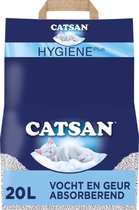 Catsan Hygiene Plus - Kattenbakvulling Geurabsorberend - 20 L