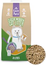 Easypets Houtkorrel Kattenbakvulling 10KG - 20L - Biologisch afbreekbare houtkorrels - FSC