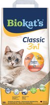 Biokat's Classic 3in1 - 18 L - Kattenbakvulling - Klontvormend - Zonder geur