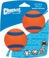 Chuckit Ultra Ball Hondenspeelgoed - Oranje - M - 2 ballen