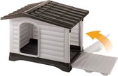 Ferplast Dogvilla 70 Hondenhok - Grijs - 73 x 59 x 53 cm